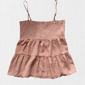 Paper Crane Ruffle Tank Top
